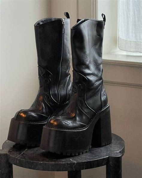 marc jacobs platform cowboy boots.